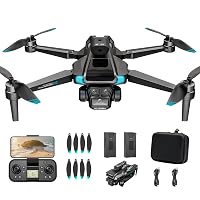 LYHFPV Drone con Telecamera 4K HD per Adulti e Principianti, Tempo massimo di volo 40+ minuti,Mini