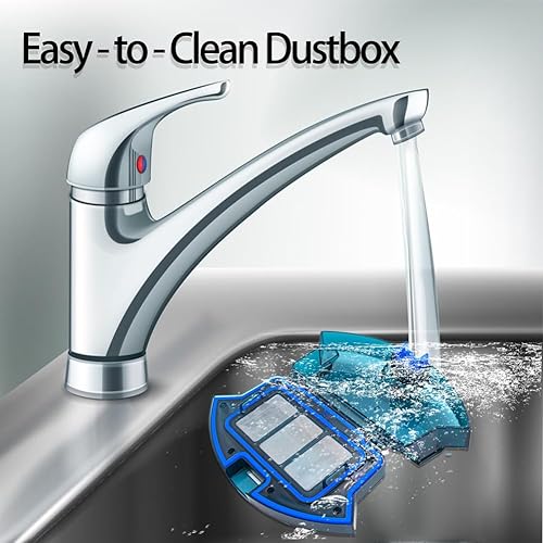 Miniatura 5 de Ytaland - Caja de cubo de polvo compatible con Eufy RoboVac 11S, 15C, 30, 30C, 35C, 25C, 12, 15T, 35C, accesorios de repuesto para aspiradora