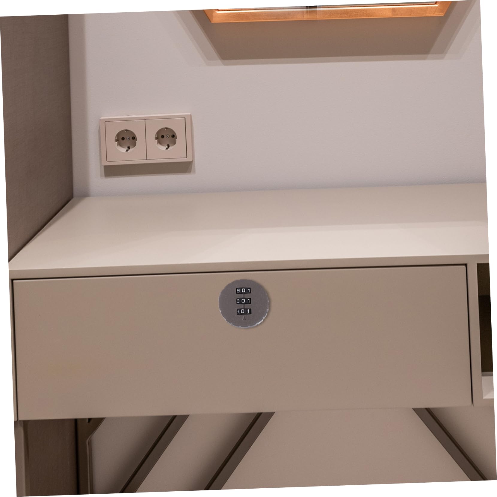 VILLCASE Combination Lock Drawer Cabinet Lock Secure File Cabinet Safety Lock for Lockers Home Office Use Frosted Surface Durable Convenient