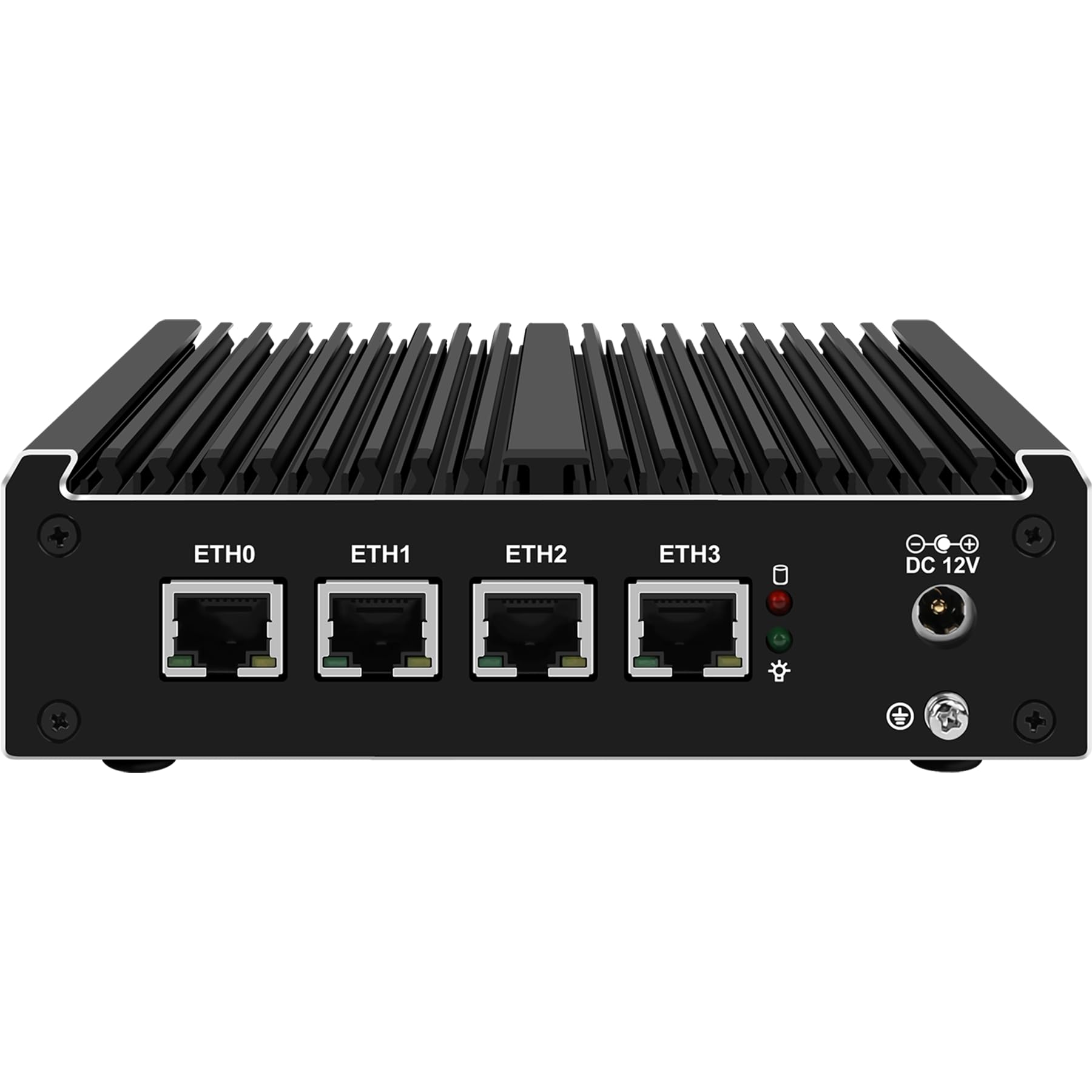 Mrroute MINIPC-G1 Intel J4125 Onboard LPDDR4 8G RAM Mini Desktop Computer HD+VGA Dual Display 4*Lans 2*USB Mini PC for Office Work and Entertainment Win10 (LPDDR4 8G+SSD 0G)