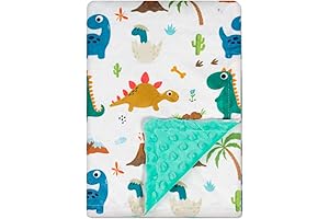 Baby Blanket for Boys Girls Dinosaur Design