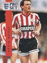 1990-91 Pro Set English League EPL #203b Kevin Moore COR: Says "won a Third Division championship with the club in 1979" on back Southampton Official Soccer Card in Raw (NM or Better) Condition