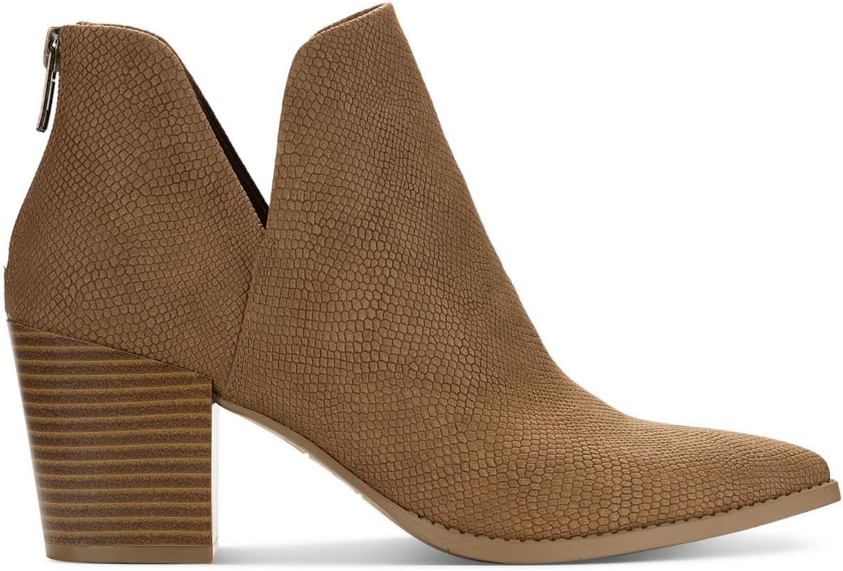 Sun + Stone Womens Eliza Faux Leather Ankle Boots Brown 11 Medium (B,M) - Image 3