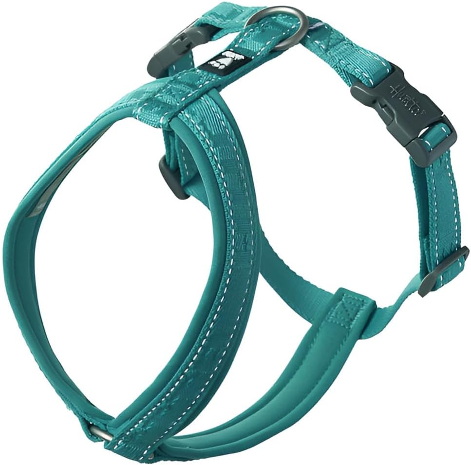 Hurtta Casual ECO Dog Y-Harness, Peacock, 35-39 in