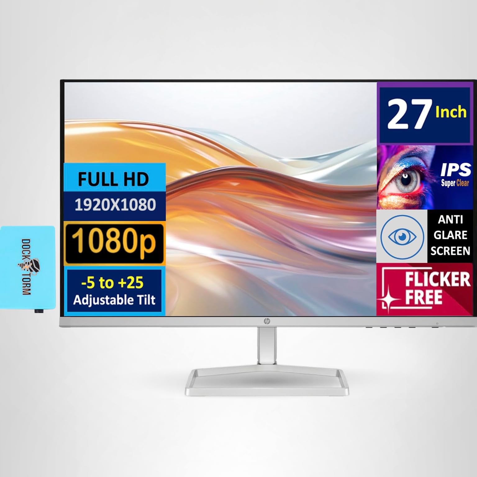 Amazon.com: HP 527sw Monitor (Replaces Model m27fw) with 75Hz IPS