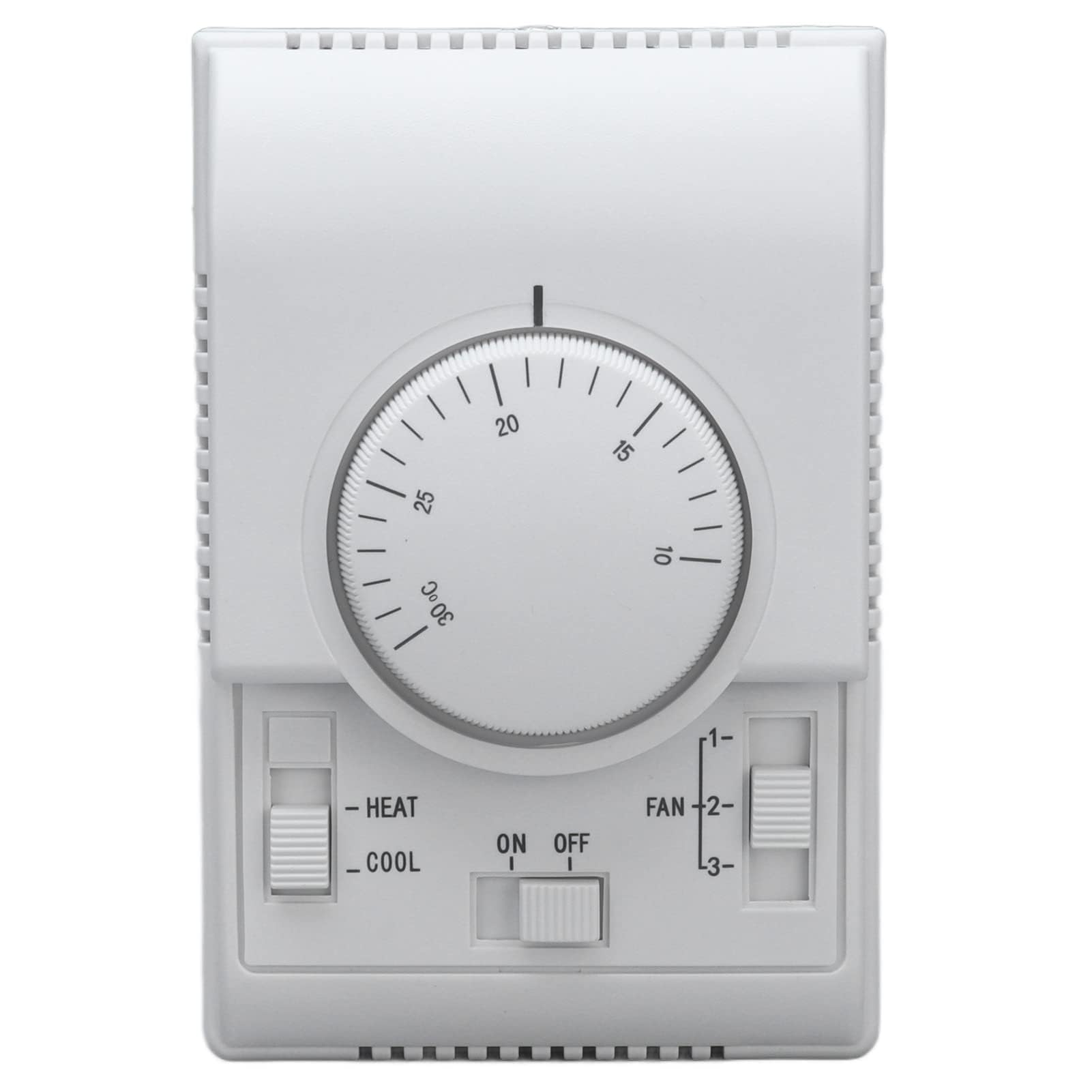 Thermostat de Climatisation Centrale, Interrupteur de Thermostat ABS à 2 Voies, Interrupteur de Commande Mécanique, Climatiseur 110-220V