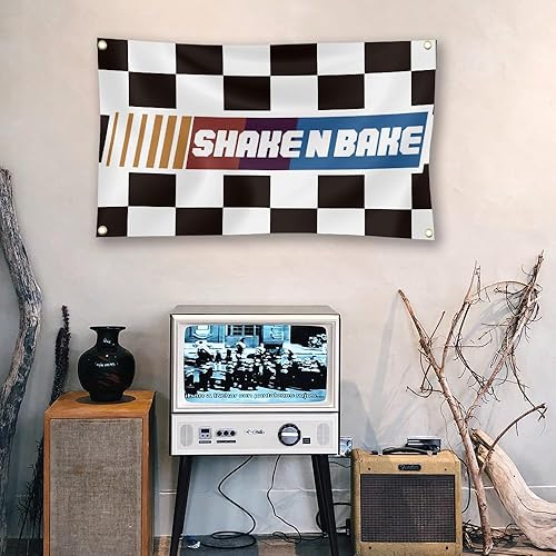 Miniatura 4 de TOWERS Shake N Bake - Bandera de poliéster de 3 x 5 pies con ojales de latón para decoración de fiestas universitarias interiores y exteriores
