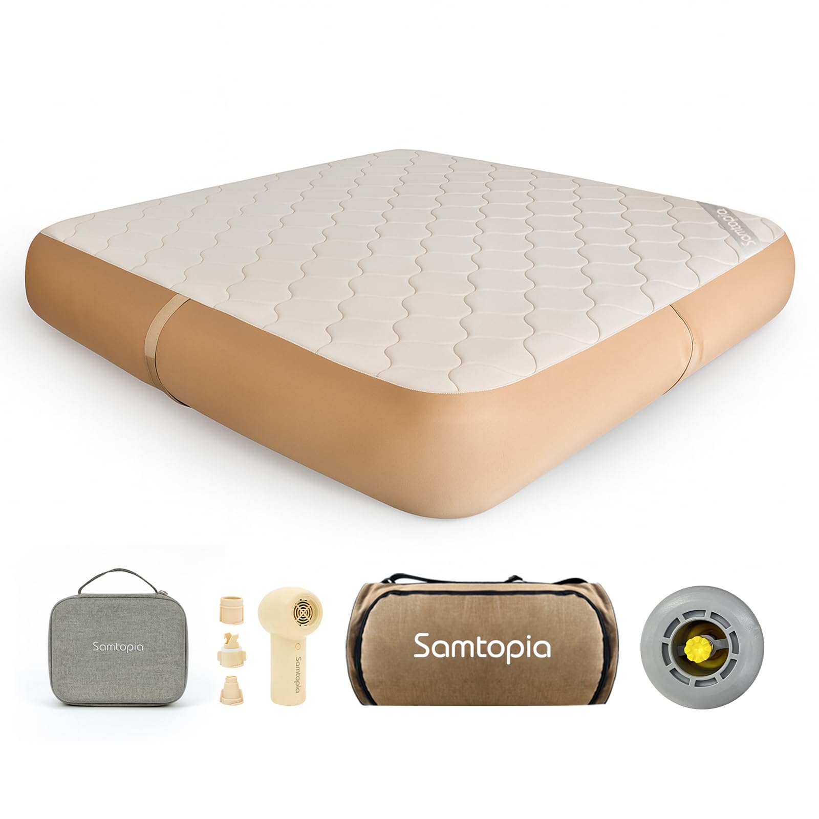 【美品】Samtopia エアーベッド シングル ポンプ付き Amazon.co.jp: samtopia エアーベッド 電動ポンプ付き「最新鋭の