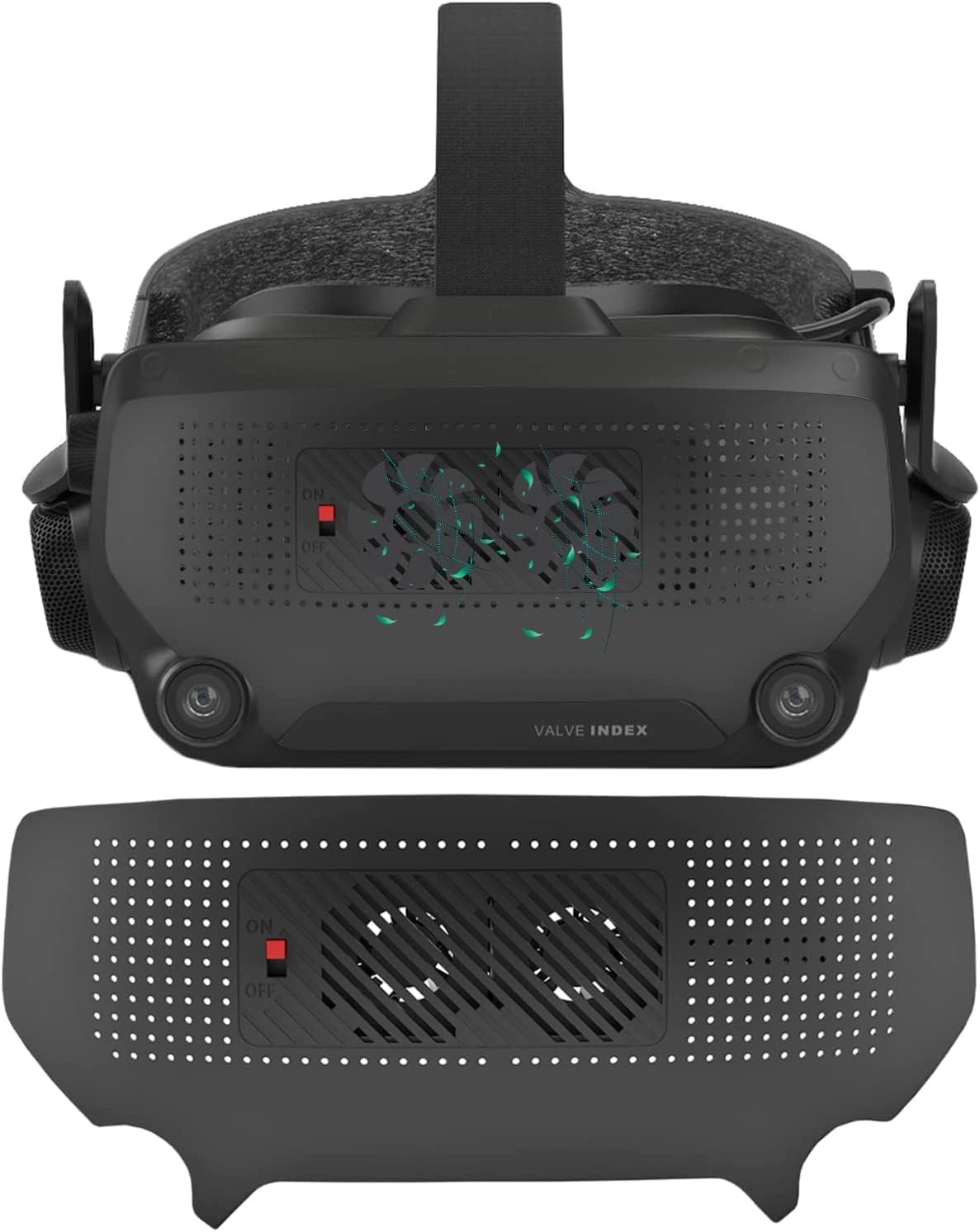 Faceplate Radiator for Valve Index with Dual Fan VR Cooling Heat Front Cover Accessories