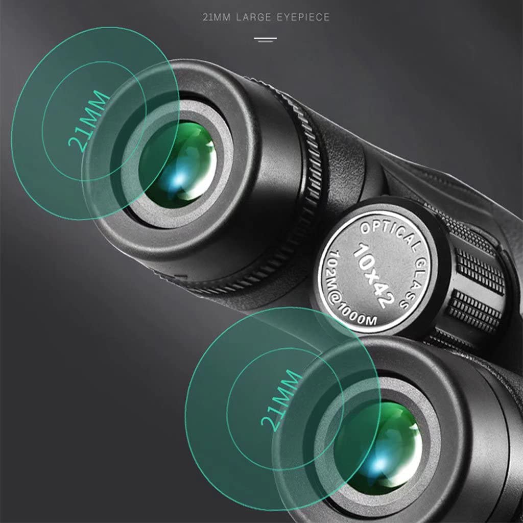 Binocolo antiappannamento Impermeabile 8x42 HD per Adulti, binocolo Professionale ad Alta Potenza con Prisma a Tetto Bak4 per Caccia all'aperto, Escursionismo, Viaggio