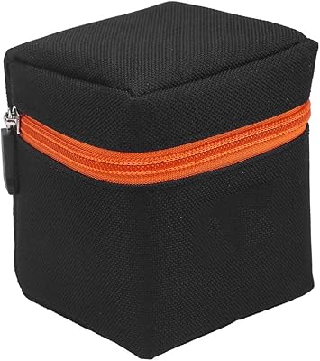 Cerlingwee Lens Case Lens Pouch Tear-Resistance 7mm Thickness Oxford Fabric Anti-Shock Pad Wearable for Story Lens Photography