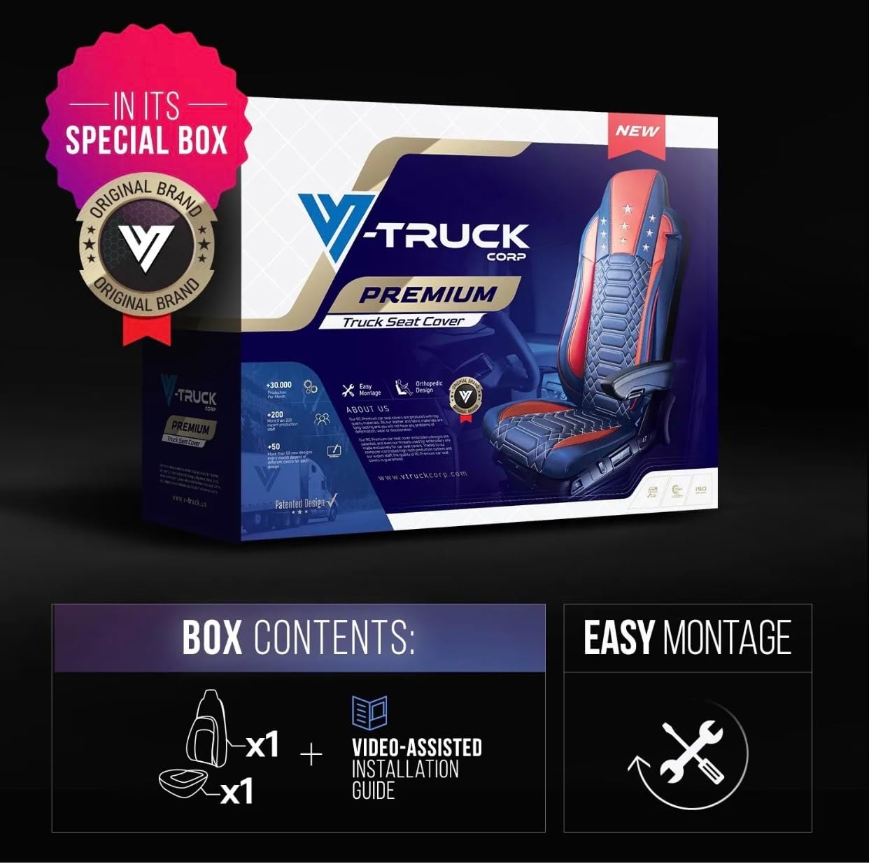 SEAT Cover for Kenworth T680 T880 W990 OEM Stock SEAT