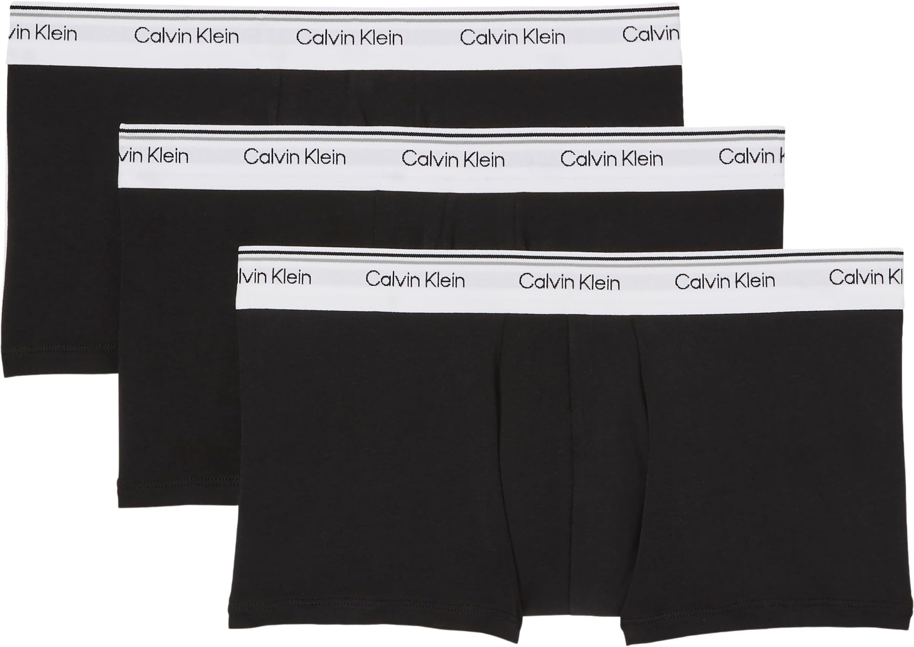Calvin Klein LOW RISE TRUNK 3PK Low Rise Trunk Men's, BLACK (BLACK), XL