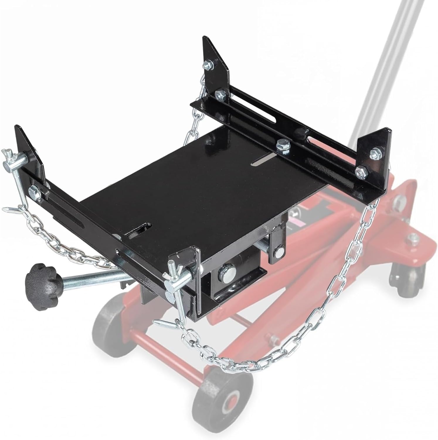 Transmission Jack Adapter for Cars, Trucks, and Other Vehicles, 1/2 Ton Universal Transmission Jack Adapter,1100 lbs/0.5 T Loading Gearbox Removal Adaptor for Hydraulic Floor Jack Conversion Garage Au