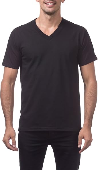 Pro Club Men's Heavyweight V-Neck T-Shirt
