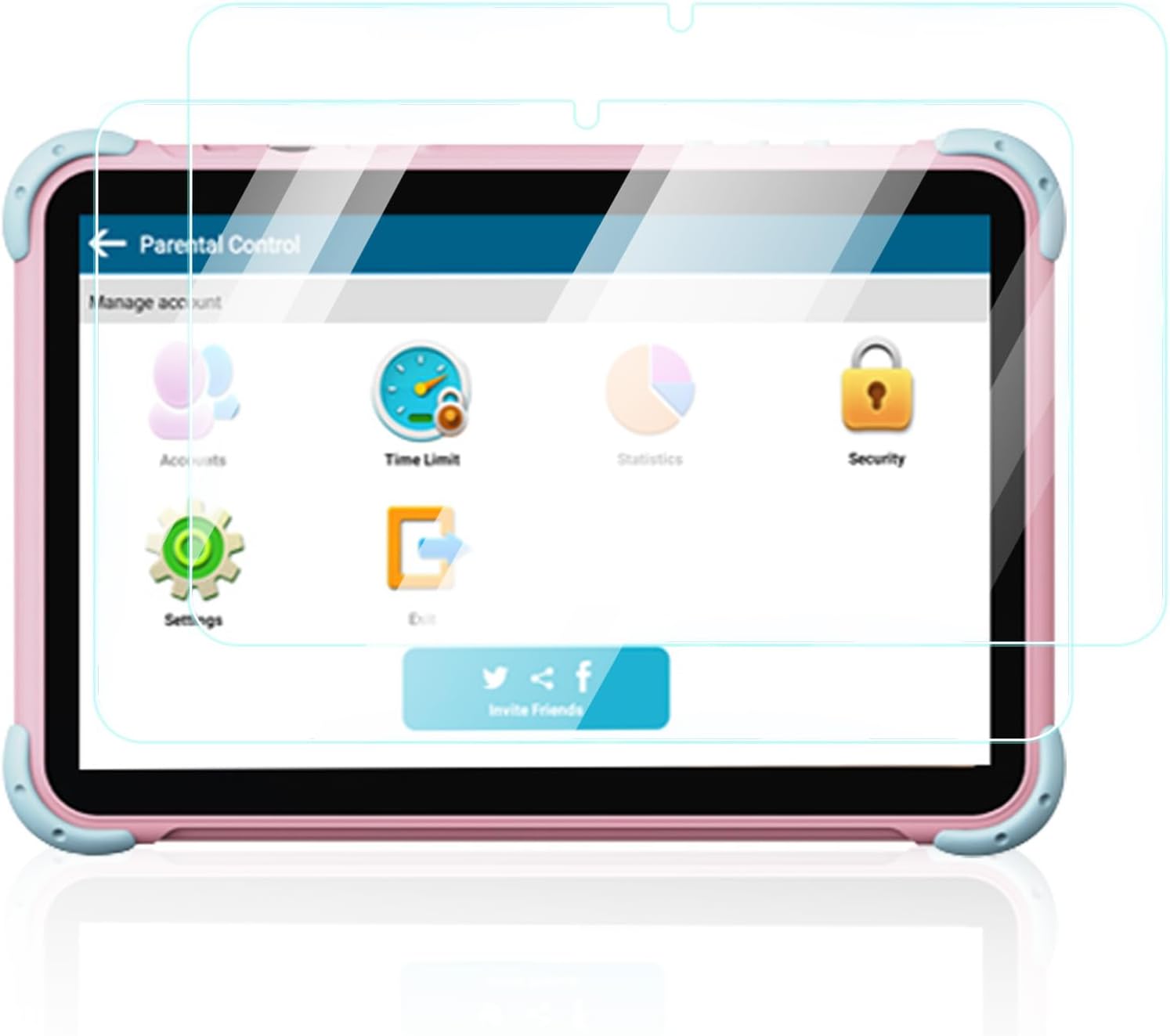Protector de Pantalla para YINOCHE 101 Tablet 10 Pulgadas, 9H, 2 Paquetes