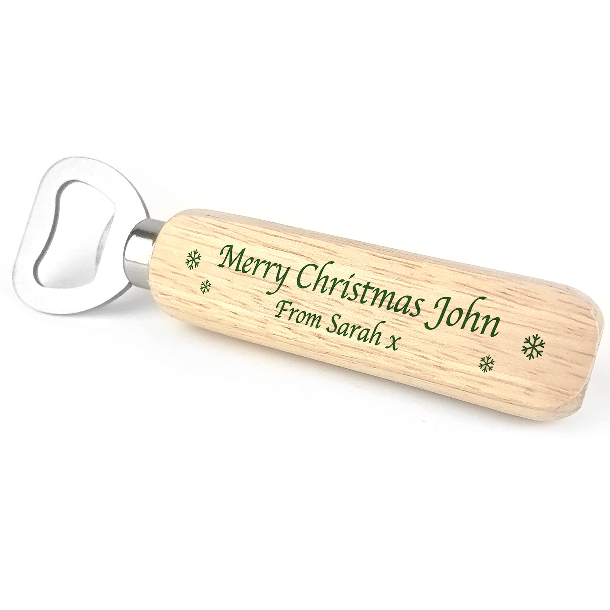 Personalised Merry Christmas Dad Uncle Brother Grandad Gift Bottle Opener Gift for Men