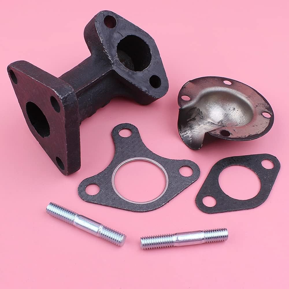 Exhaust Muffler Gasket Deflector Kit FIT For GX390 GX340 13HP 11HP GX 390 340 Lawn Mower Engine Motor Spare Part