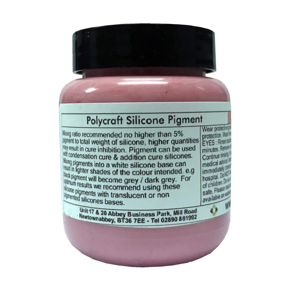 Polycraft RTV Silicone Mould Making Rubber Pigment - Pink - 100g