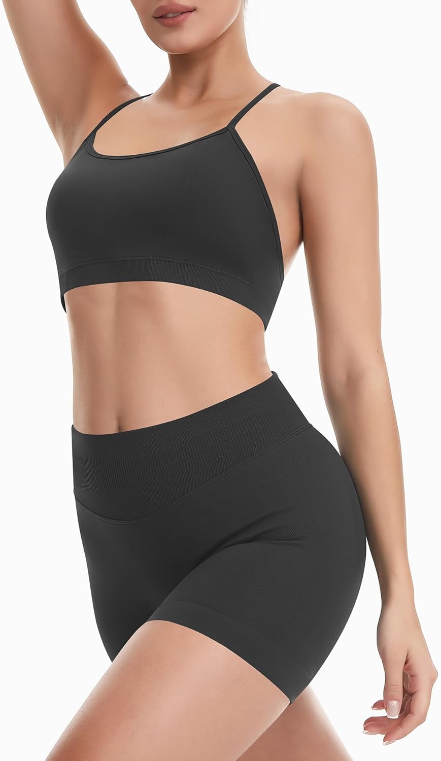 UG Active 2 Piece Workout Sets for Women Sport Bra & Shorts Sets, Athletic Gym Yoga Fitness Sets Matching Work out Set - Image 3