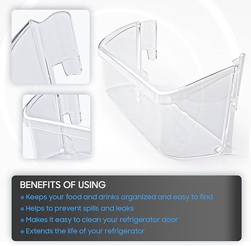 Miniatura 6 de Seentech, 240323002 - Estante para puerta de refrigerador (2 paquetes) de Seentech, adecuado para refrigerador Elec.trolux y Frigi.daire, sustituye