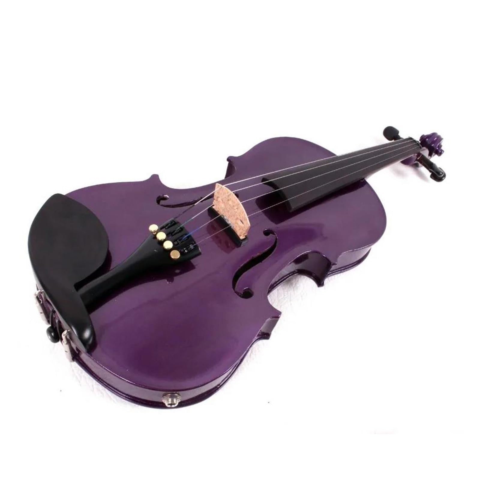 Violín Eléctrico Morado 4/4 Instrumento De Interpretación Instrumento De Violín(3/4)