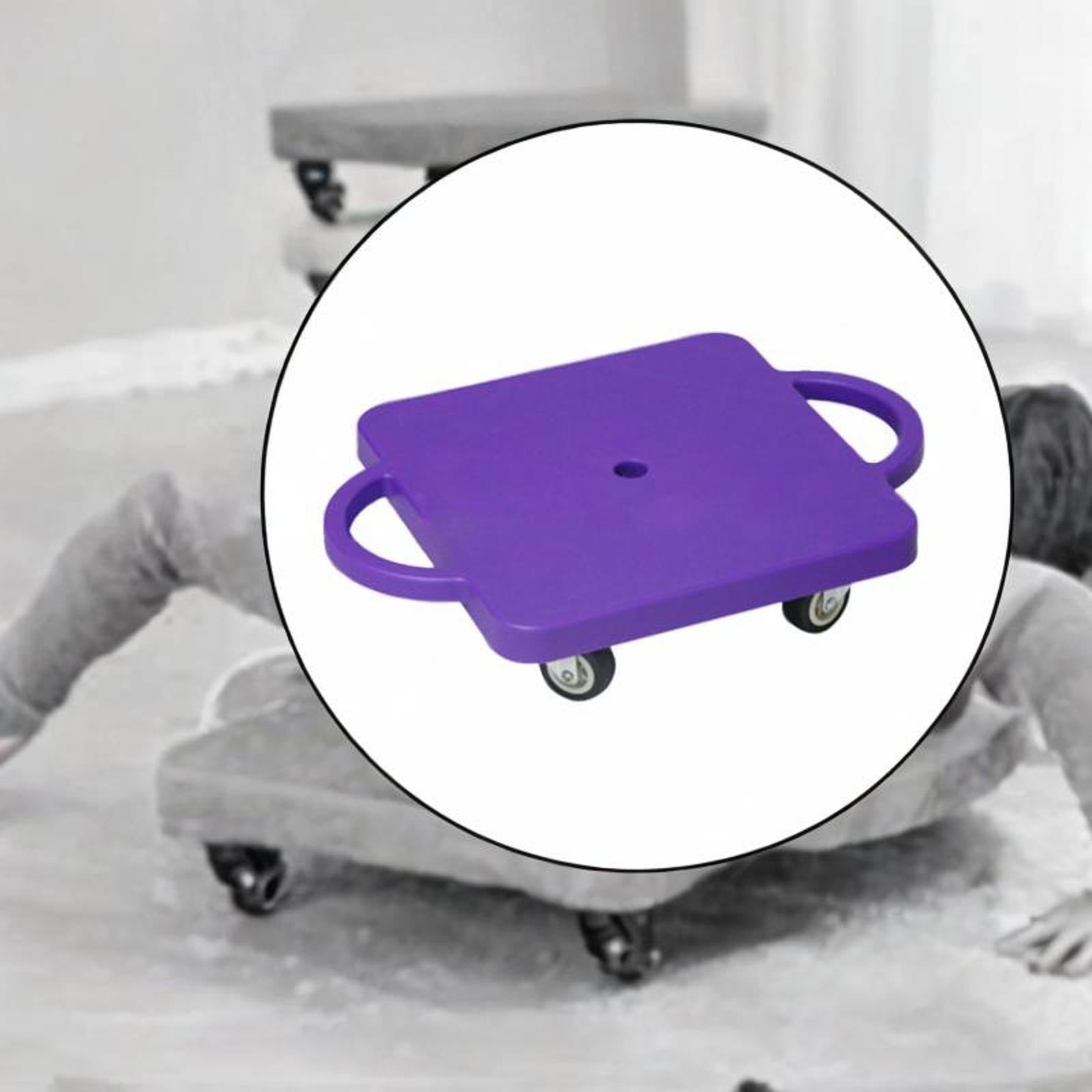 Juguete Infantil con Asas, Tabla de Asiento con Ruedas Silenciosas, Juguete de Equilibrio Motorizado, Estructura de PP Segura, Adecuado para