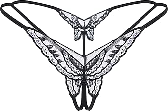 Amazon.com: Underwear Funny Sexy Panties for Women Crotchless Butterfly