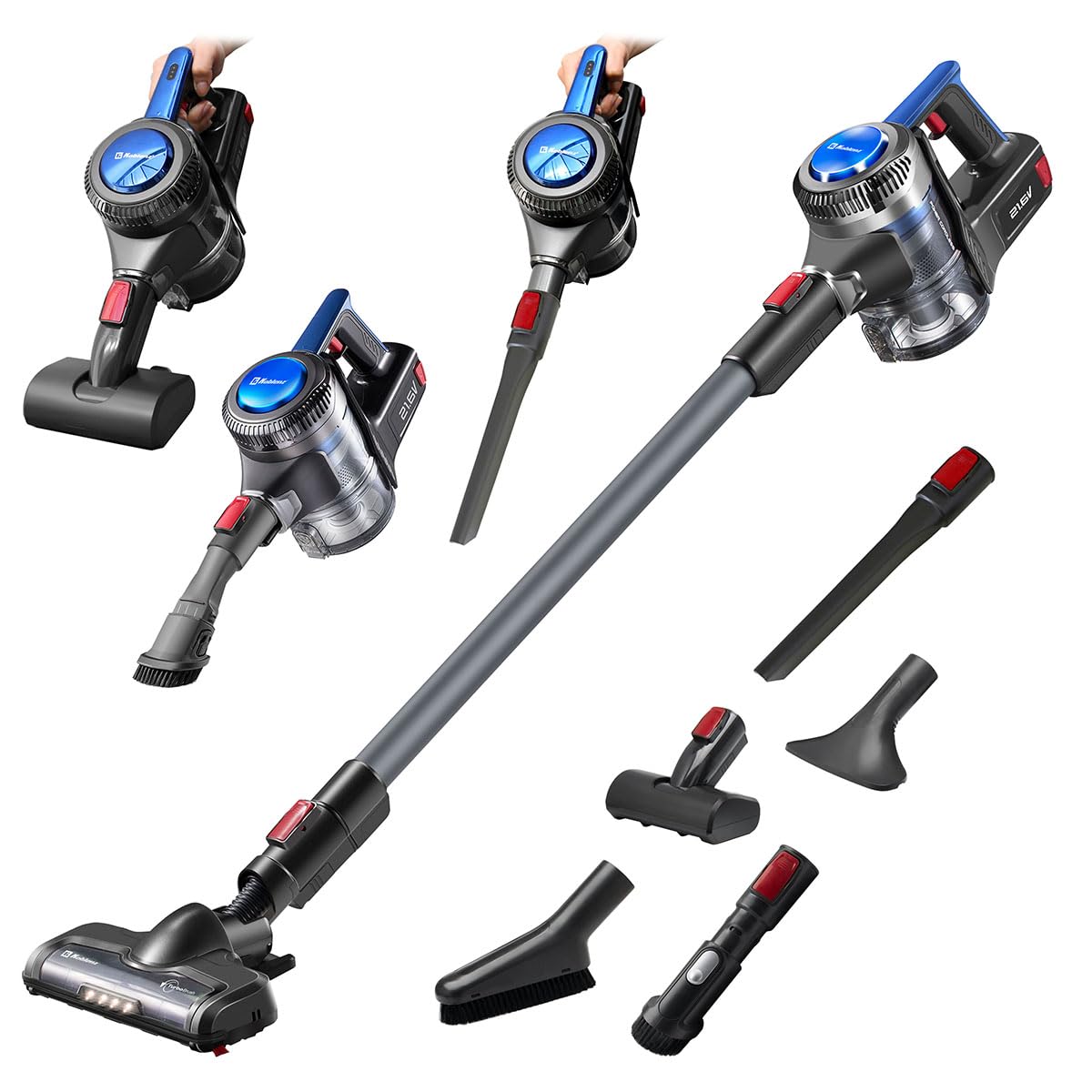 Venus Lightweight Cordless Vacuum Cleaner with Detachable Battery Wireless Vacuum Cleaner for Carpet and Floor Pet Hair