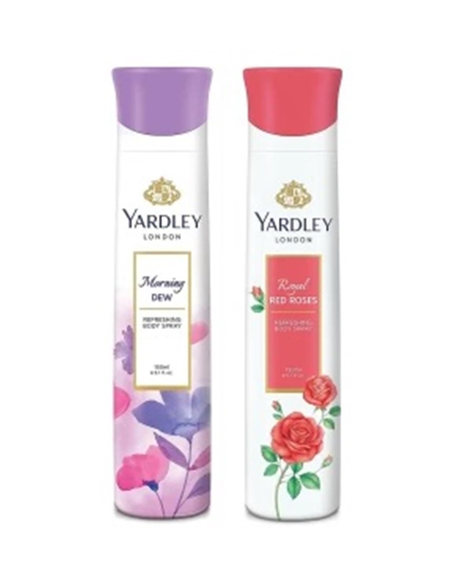 Yardley London Deodorant Spray For Women Morning Dew And Red Rose Combo Pack 2 (150 Ml)-picture-40
