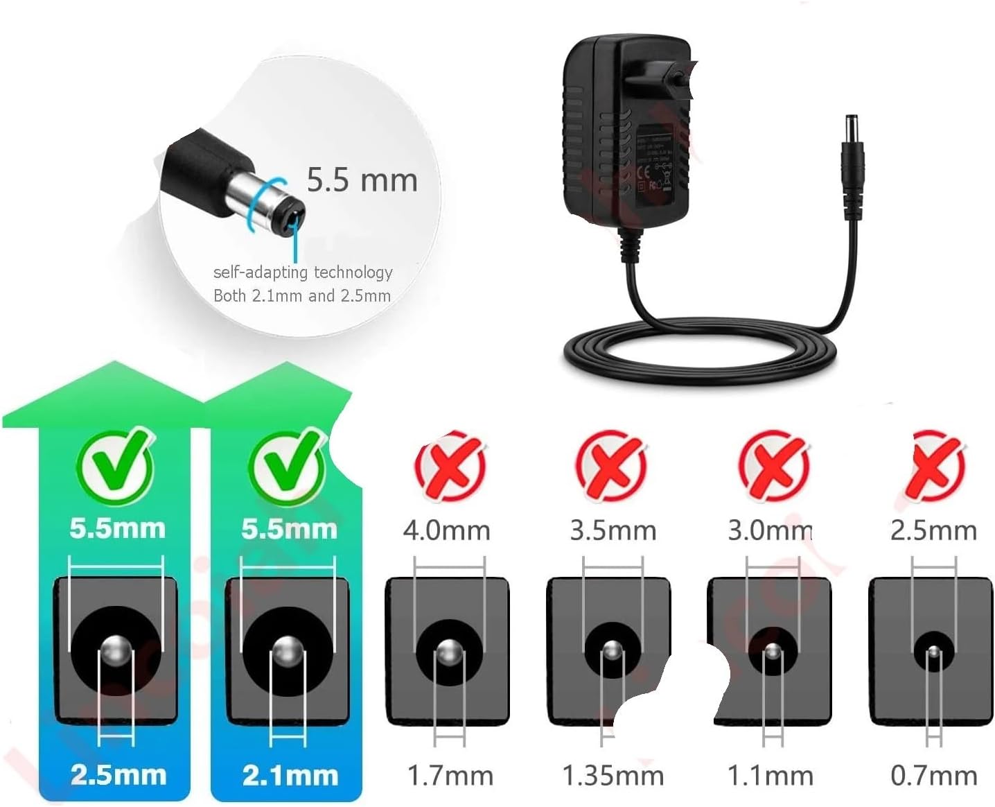 DC 13.5V 2A 27W Power Adapter 5.5 * 2.5mm(13.5V 2A AU Plug)