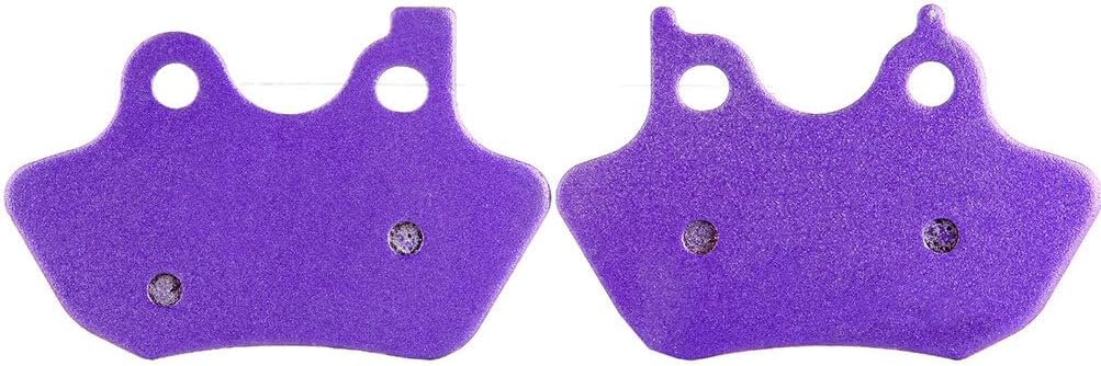 ECCPP Brake Pads Fits for Softail, Heritage Classic, Fat Boy, Dyna Electra Glide, Sportster XLH883R/2000 2001 2002 2003 2004 2005 2006 2007, FA400 Rear Brake Pads