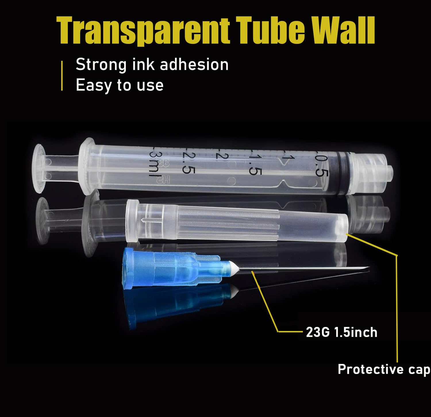 20Pack 3ml 23Ga 1.5inch Luer Lock Syringe Individually Packaged — Amazon image 6