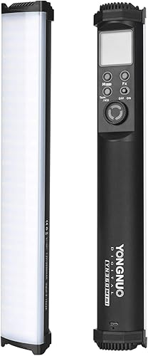 Yongnuo YN360Mini YN360 Mini RGB luz de hielo fotográfica a todo color, luz de video LED 2700K-7500K temperatura de color, carga tipo C, 31 modos de Yongnuo YN360Mini YN360 Mini RGB luz de hielo fotográfica a todo color, luz de video LED 2700K-7500K temperatura de color, carga tipo C, 31 modos de