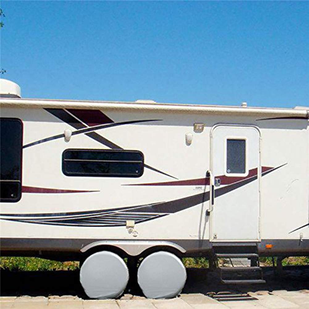 Lot de 4 Housses de Pneu pour remorque, Camping-Car, Voiture, Camion, Camping-Car