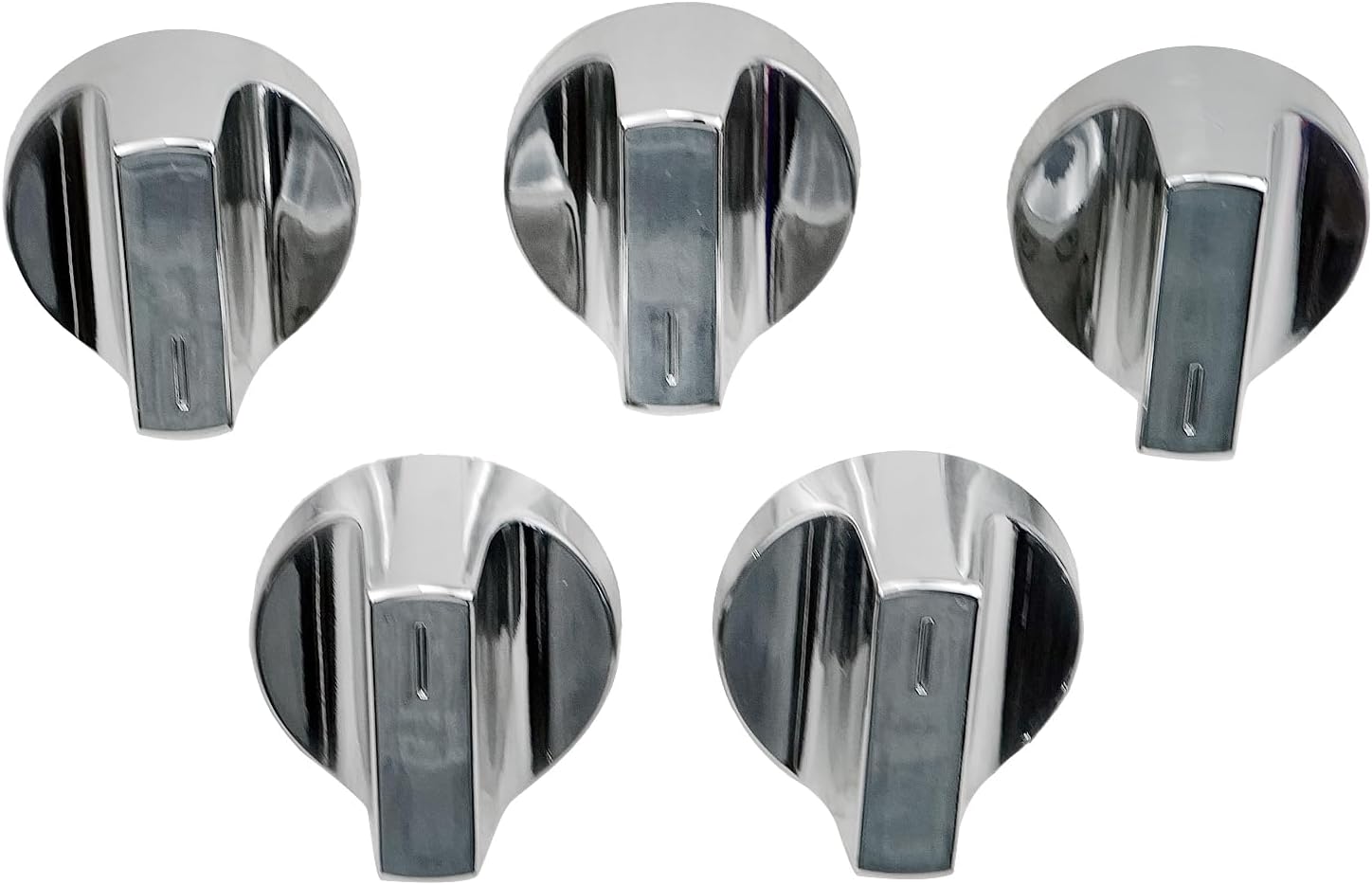 W11517334 Gas Range Oven Control Knob Replacement for W11122869 W10850033 AP7002932 Fit for Whirlpool Range Model WEG515S0FB0 WEG515S0FS0 WEG515S0FS2 WEG515S0FS3 WEG515S0FW0 (5 PCS)
