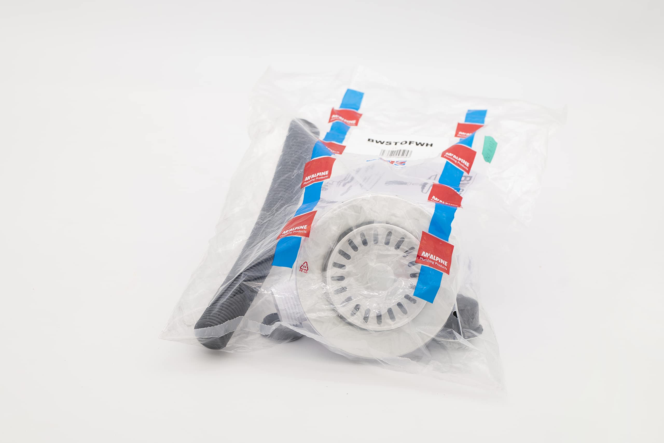 Mcalpine BWSTOFWH 1.5" Basket Strainer Waste and Overflow - White