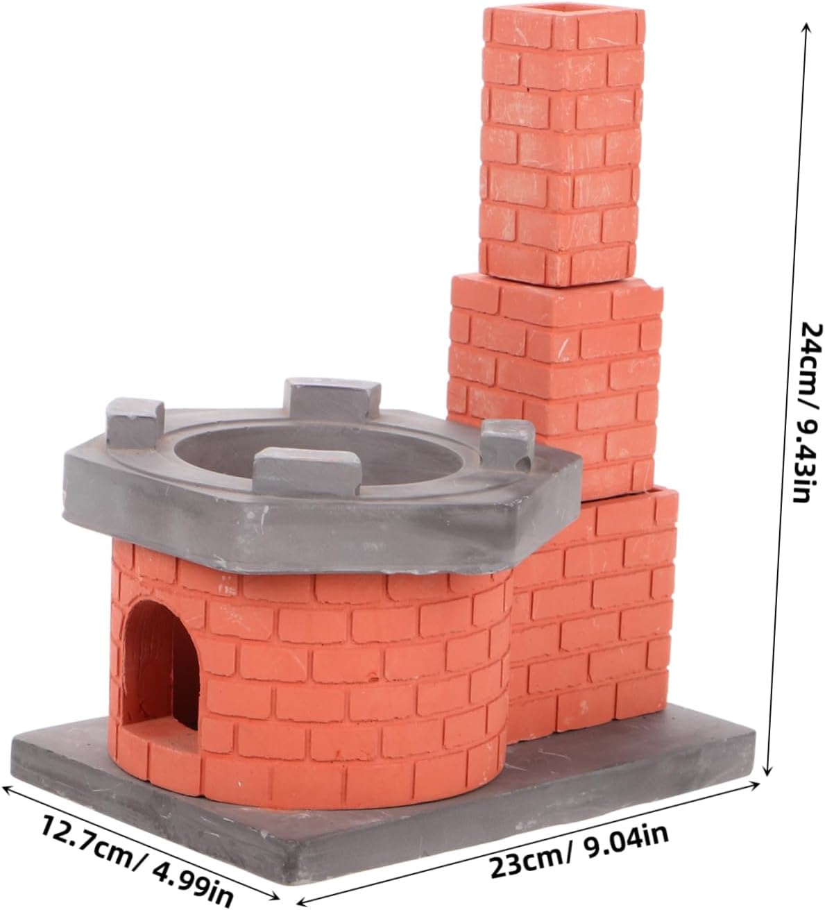 BESPORTBLE Miniature Stove Upgraded Chimney Design for Realistic Cooking for Dollhouse Kitchen Play Encourages Creativity and Cooking Skills