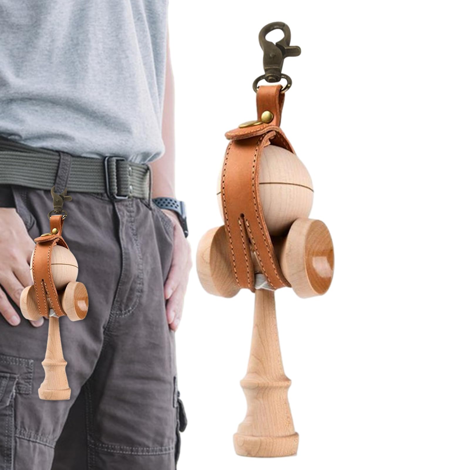 Bolsa Kendama – Funda elástica portátil, porta juguetes ligero y portátil, almacenamiento protector suave de 0,98 x 7,67 pulgadas | Compañero de transporte diario de Kendama para jugadores, eventos y