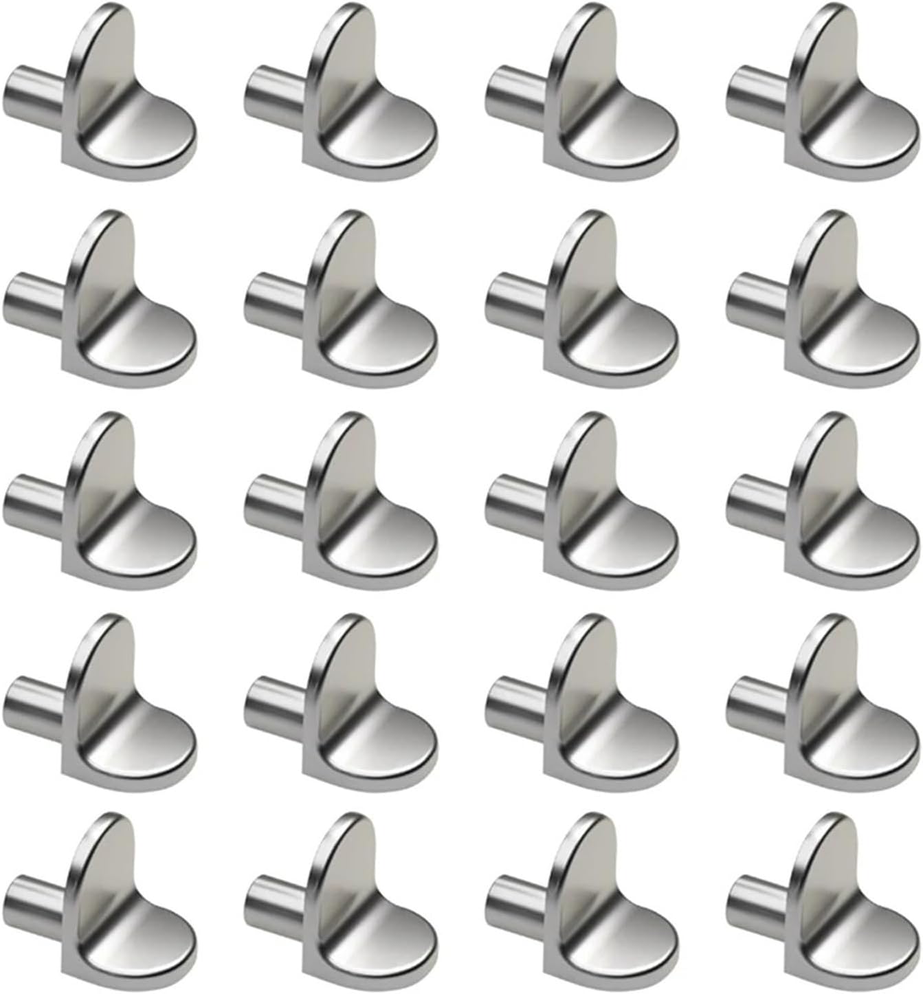 Shelf Support Pins 40pcs Shelf Support Studs Pegs Pins Plugs 5mm for Glass Wood Metal