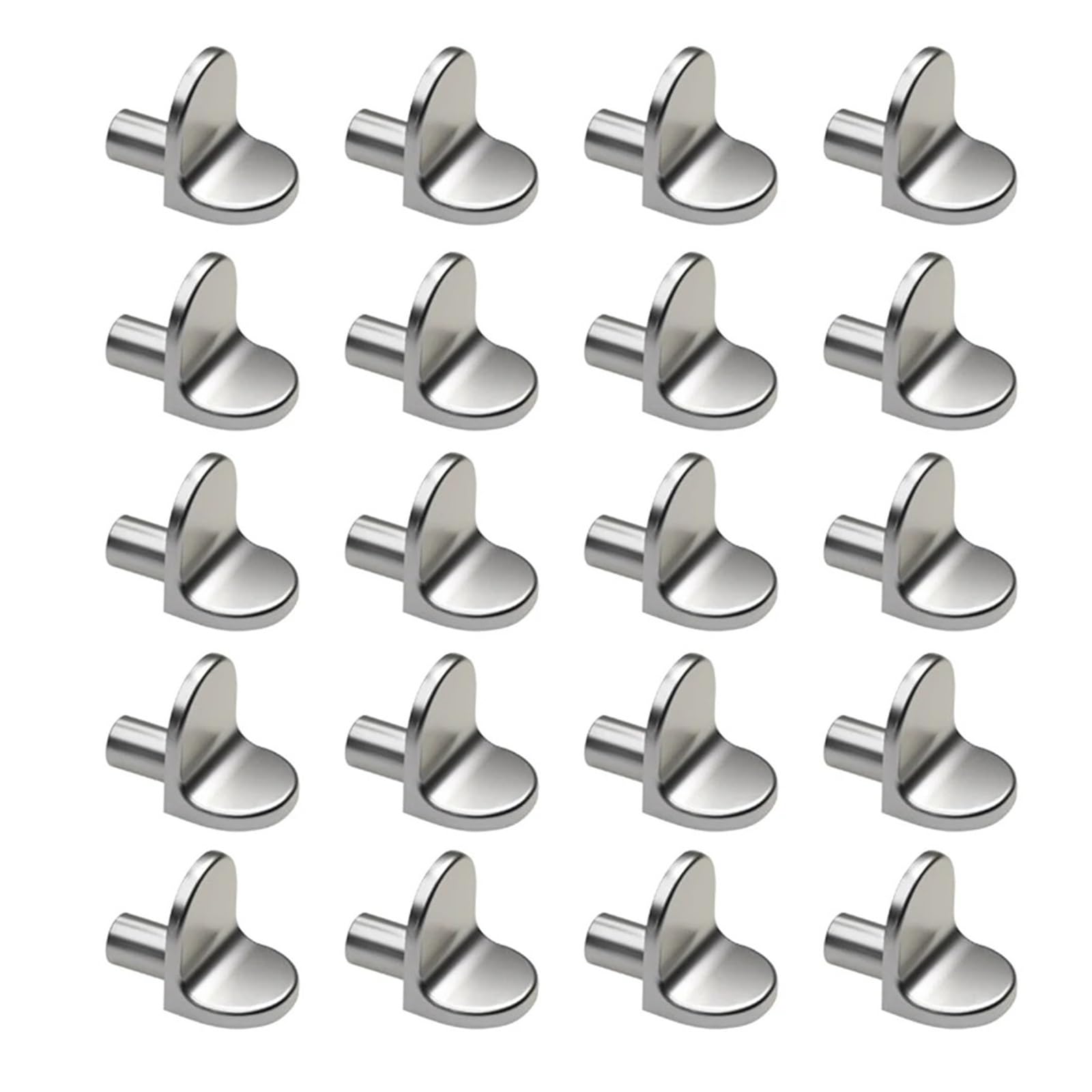 Hzomif One Color 40Pcs Shelf Support Studs Pegs Pins Plugs 5Mm Metal Cabinet Hardware