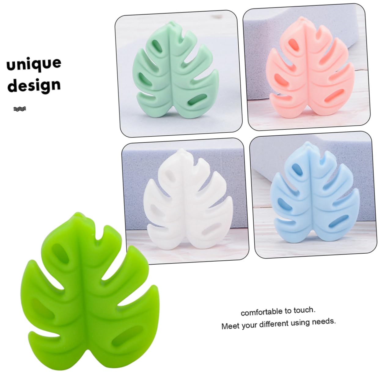 NUOBESTY 8pcs Knitting Needle Tips Stoppers Knitting Needle End Protectors Silicone Nonslip Protectors