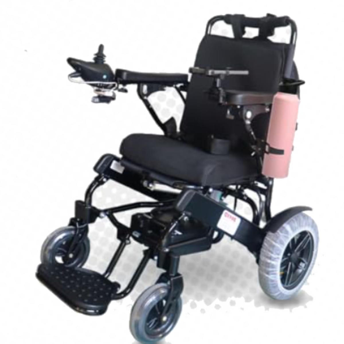 EVOX Electric Wheelchair WC-109A with (24 V 13AH) lithium Battery 20-25 km Driving Range (One Year Warranty), With Bulk Accessories, Maximum loading 140- KG Fully Automatic With Remote and Joystick-image-16