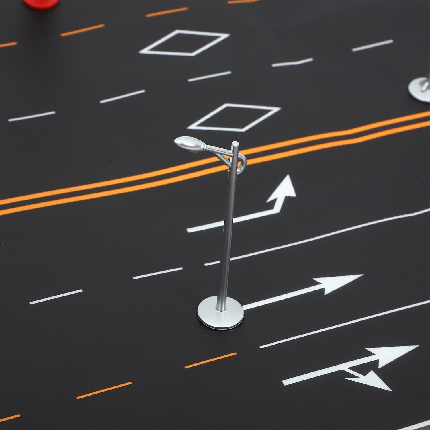 City Traffic Signs Set for, Miniature Road Signs and Simulation Traffic Accessories, Educational Road Scene Playset for Sand Table and Cars