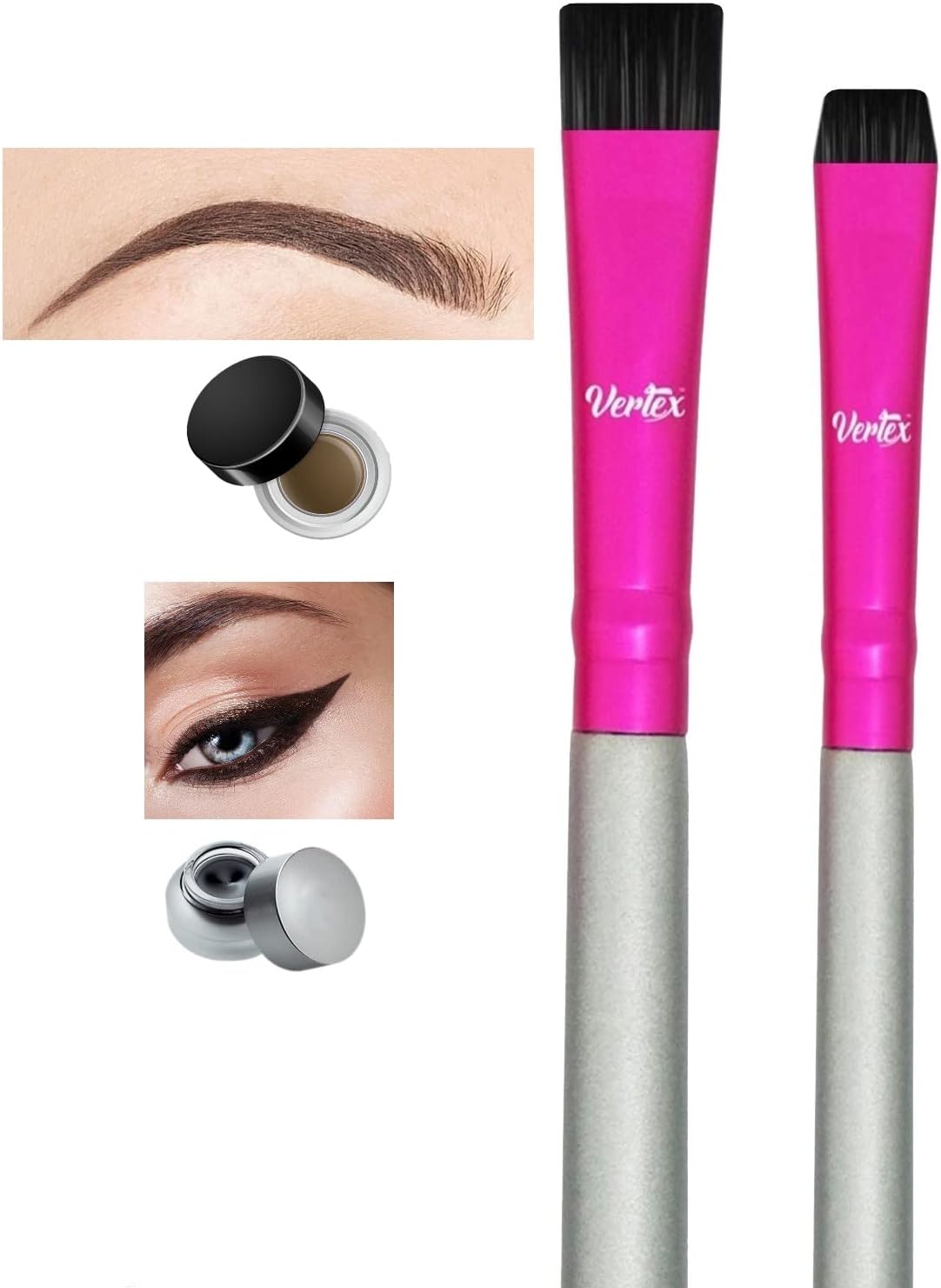 Flat Concealer Brow Makeup Brush Liquid Foundation Kabuki