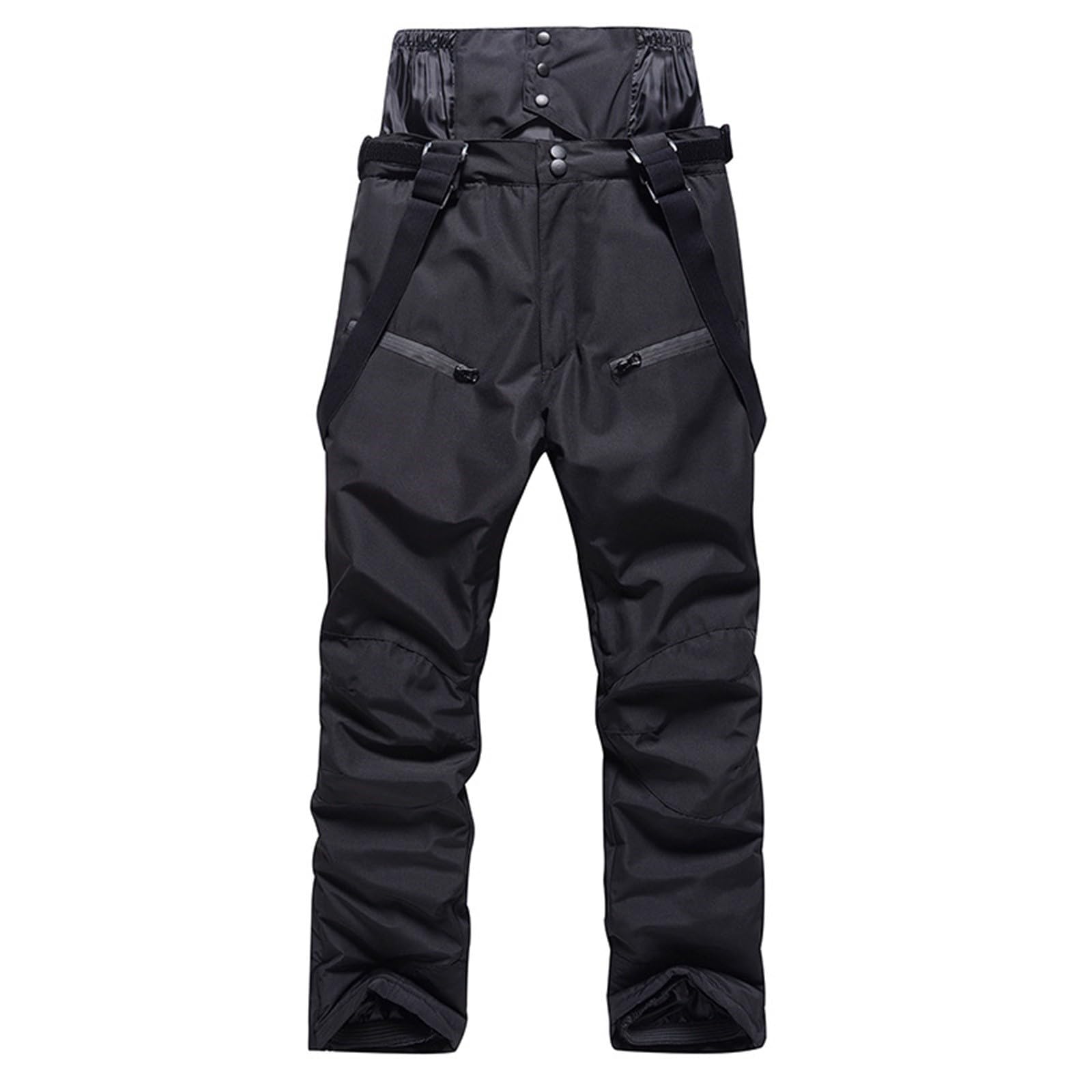 Skihose mit Trägern warm winddicht wasserdicht dick Herbst Winter