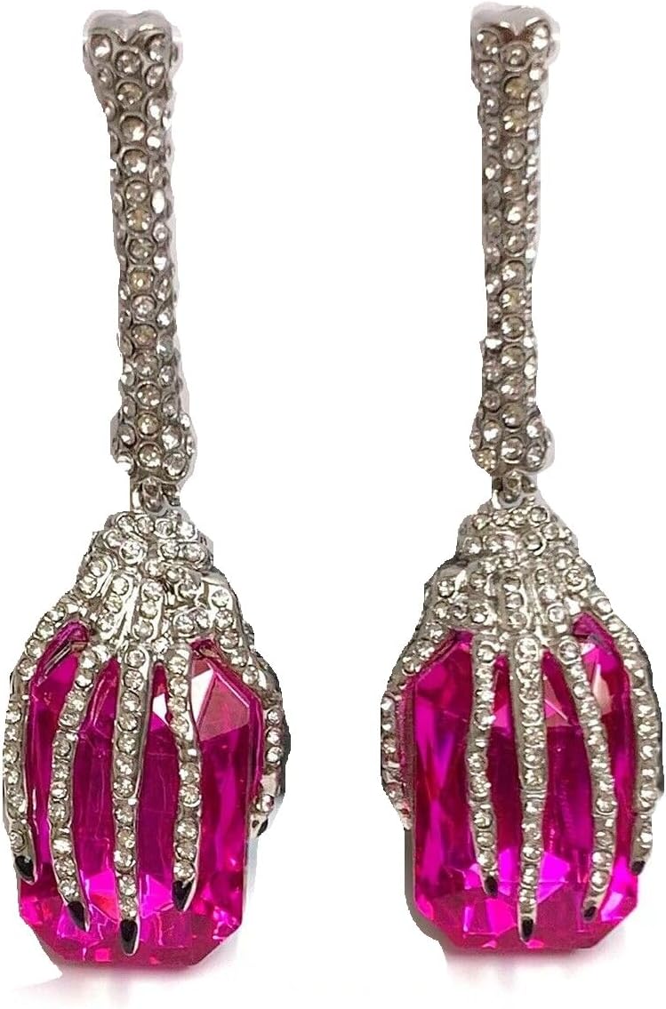 Betsey Johnson Witch Hanging Hands Halloween Drop Earrings