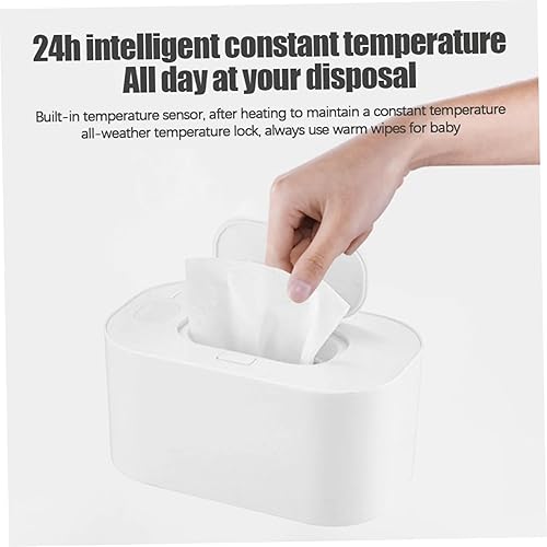 Miniatura 10 de Calentador de toallitas para recién nacido, calentador de toallitas para bebé, dispensador de toallitas de temperatura constante a 131.0 F,