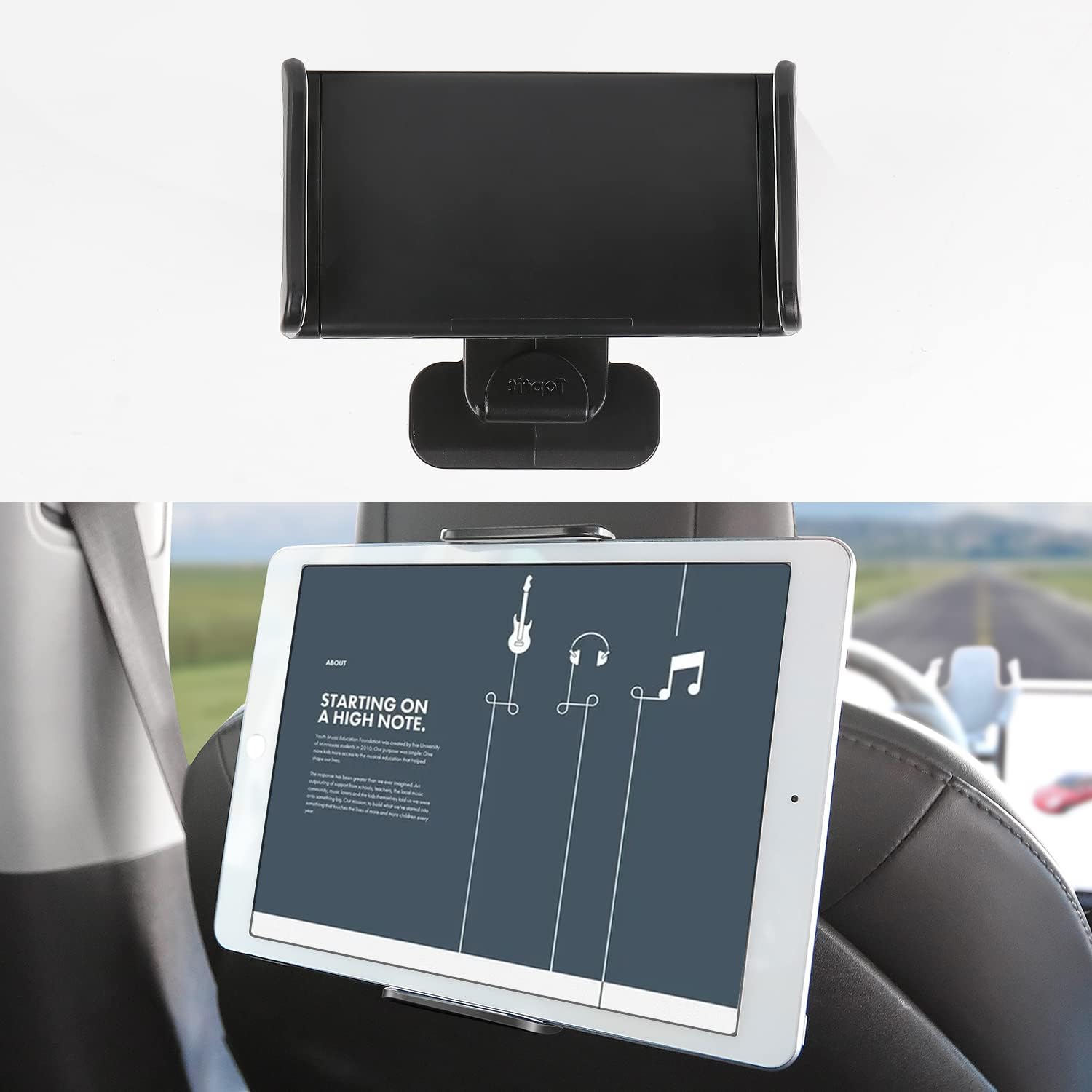 Model 3 Tablet Holder Car Headrest Mount Compatible with Tesla Model 3