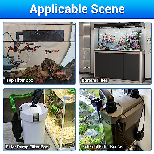 Segarty Aquarium Bio Balls, 1 Inch Koi Pond Filter Media Bio Ball With Sponge For Aquarium Filter Canister Filter Biological Filtration For Freshwater Marine Fish Tank Sump (100 Pcs With Mesh Bag) #TOP5